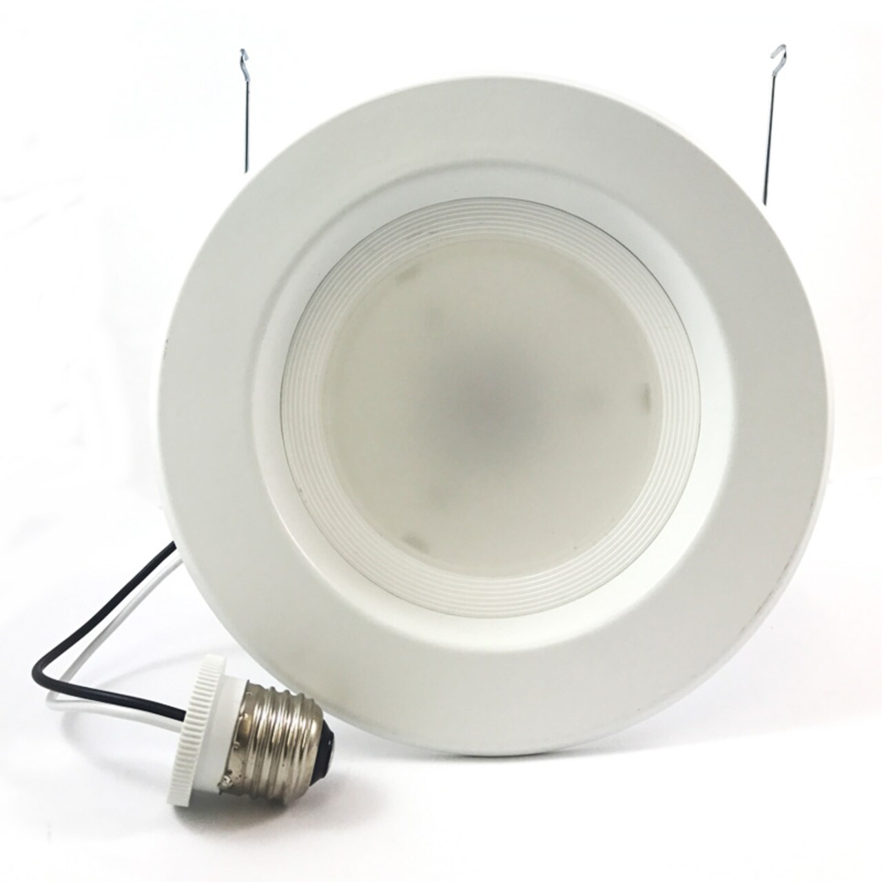 High Quality 5-6 in Recessed LED 12W 3000K Retrofit Downlight Kit - 100w eq.